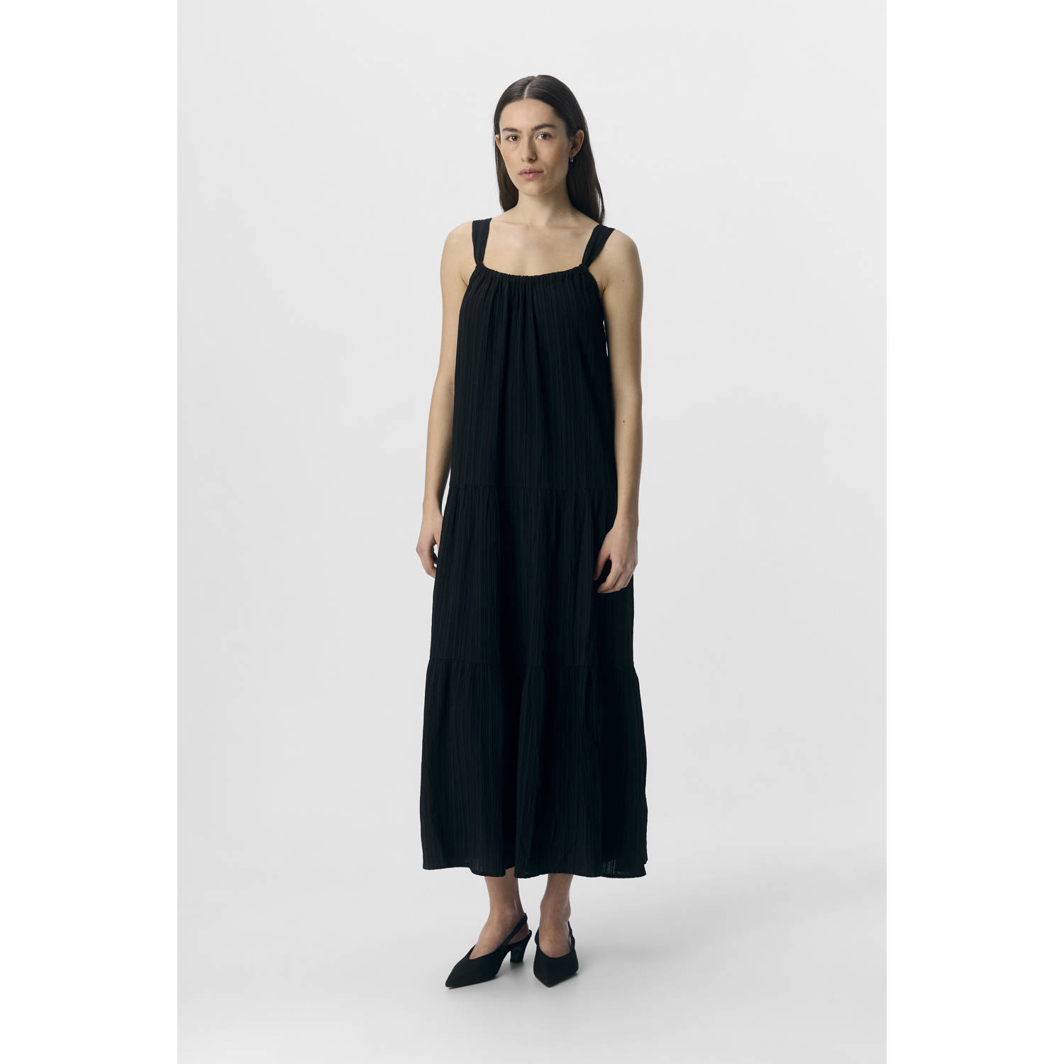 OBJECT midi jurk zwart