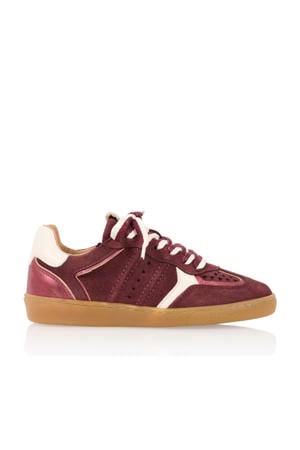 Mirabel suède sneakers bordeaux