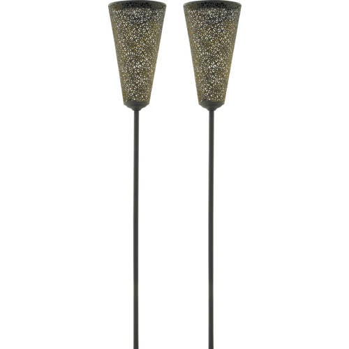 Luxform solar fakkellamp 115cm Leeds 38x LED (set van 2) afbeelding