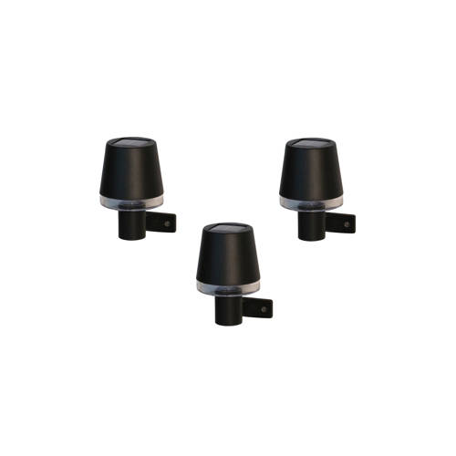 Luxform solar wandlamp Cala d'Or (set van 3) afbeelding