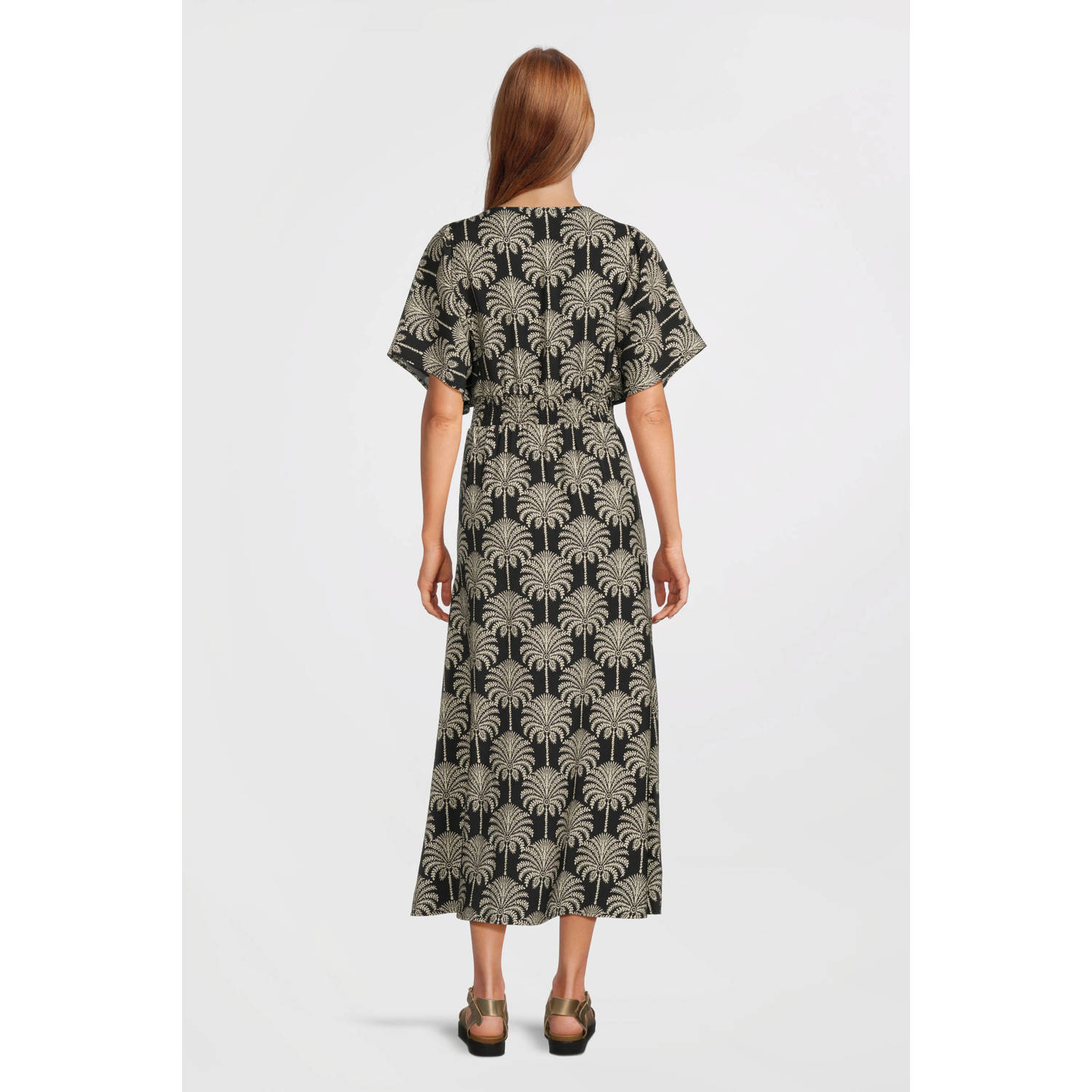 Geisha zomerjurk zwart