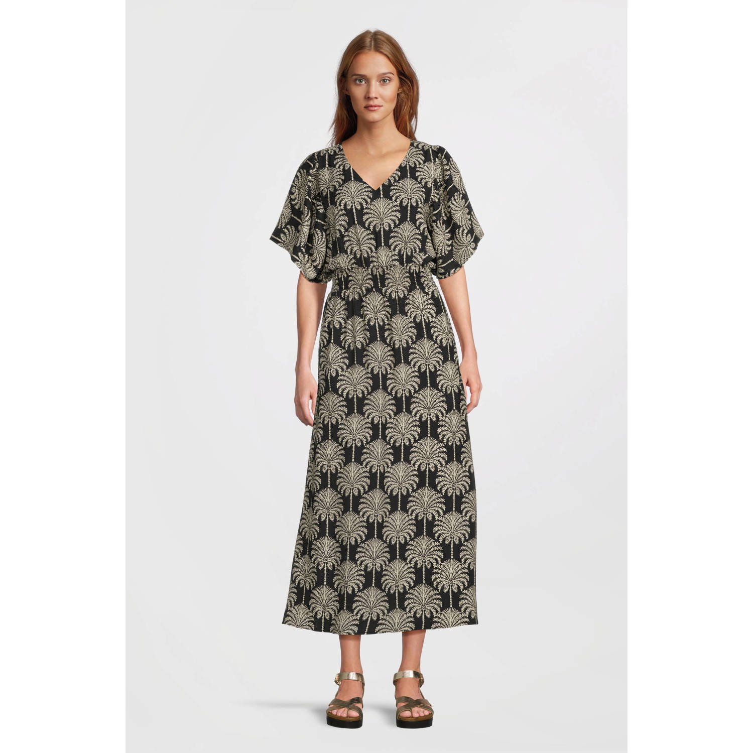 Geisha zomerjurk zwart