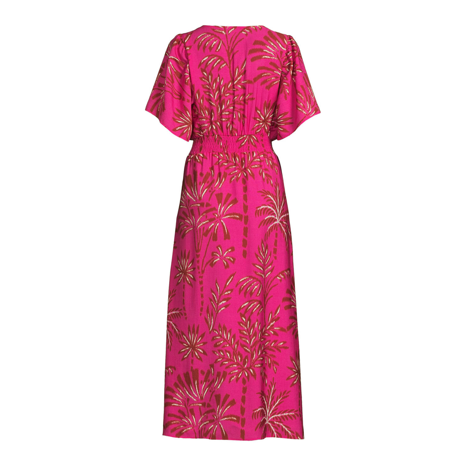 Geisha zomerjurk fuchsia