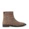 Lazamani suède enkellaarzen met studs taupe