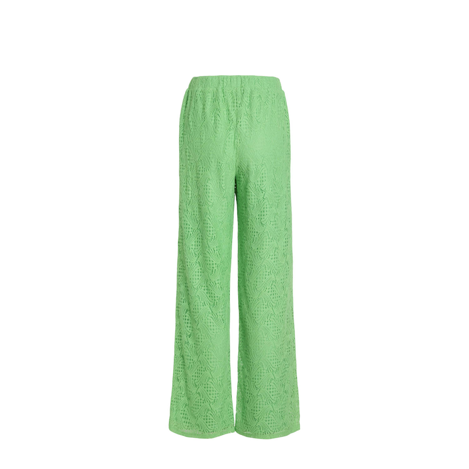 VILA wide leg high waist palazzo broek