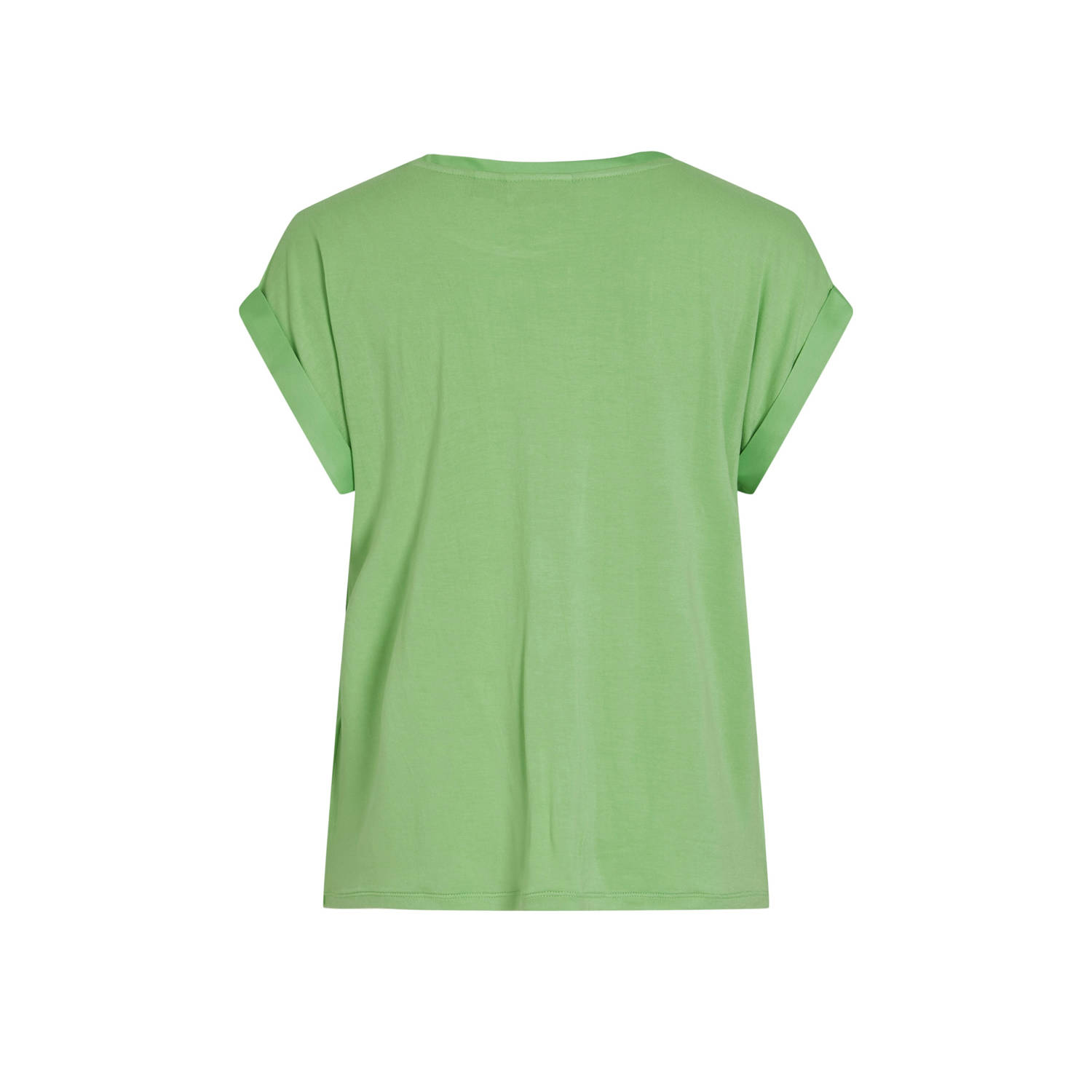 VILA satijnen blousetop groen