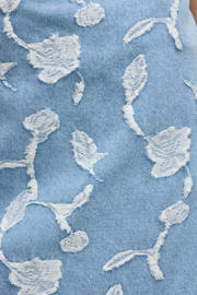 thumbnail: VILA denim spijkerrok light blue denim