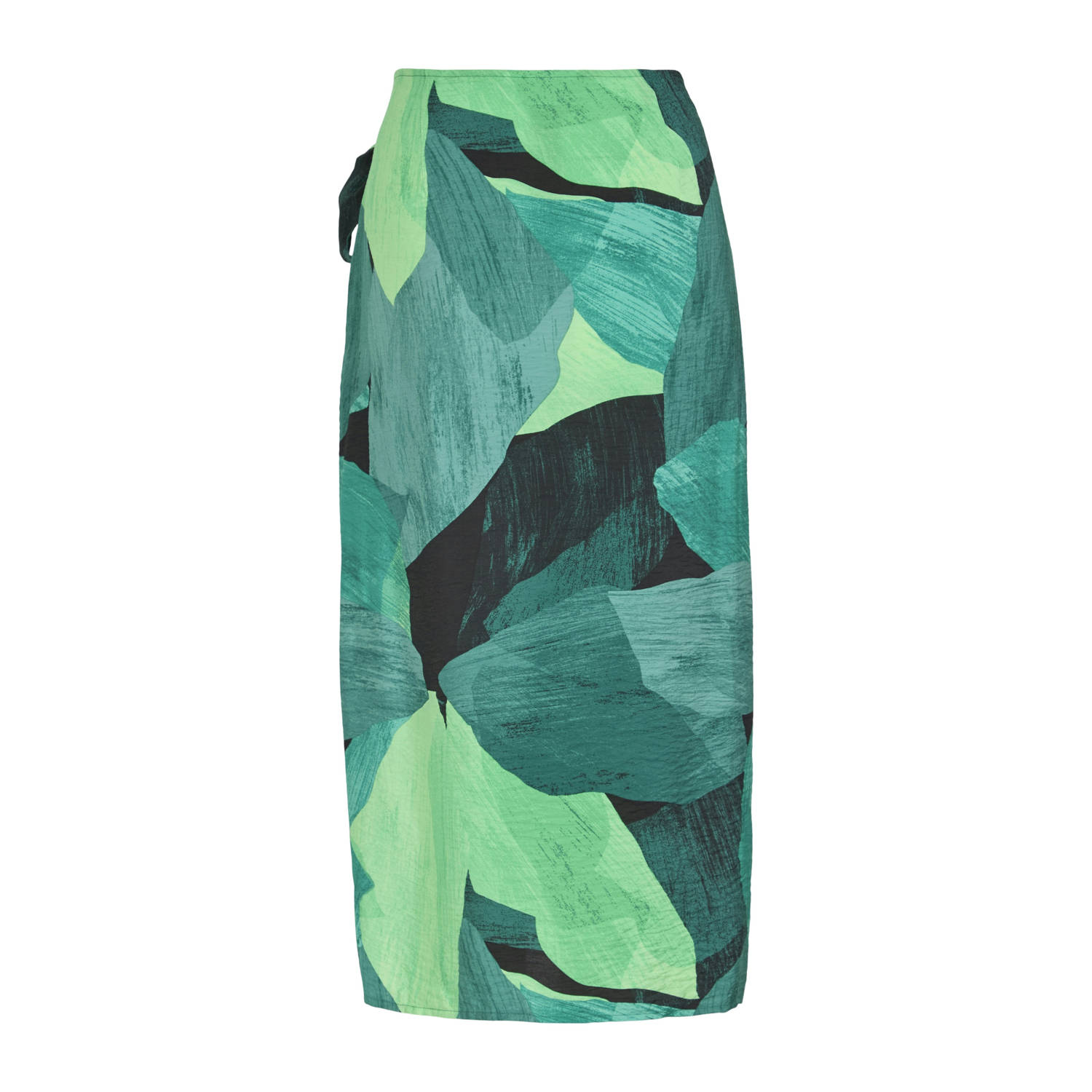 VILA midi rok groen