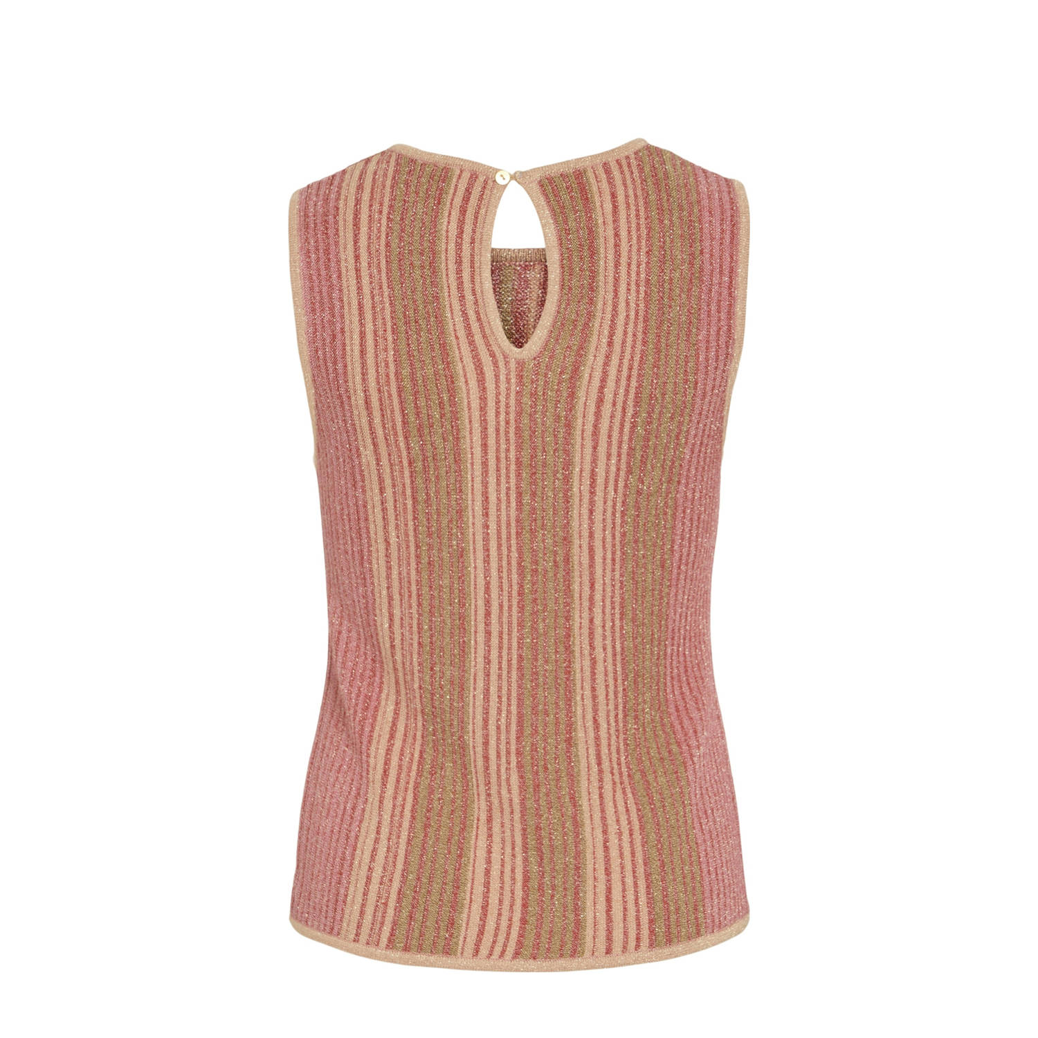 VILA top beige met glitter