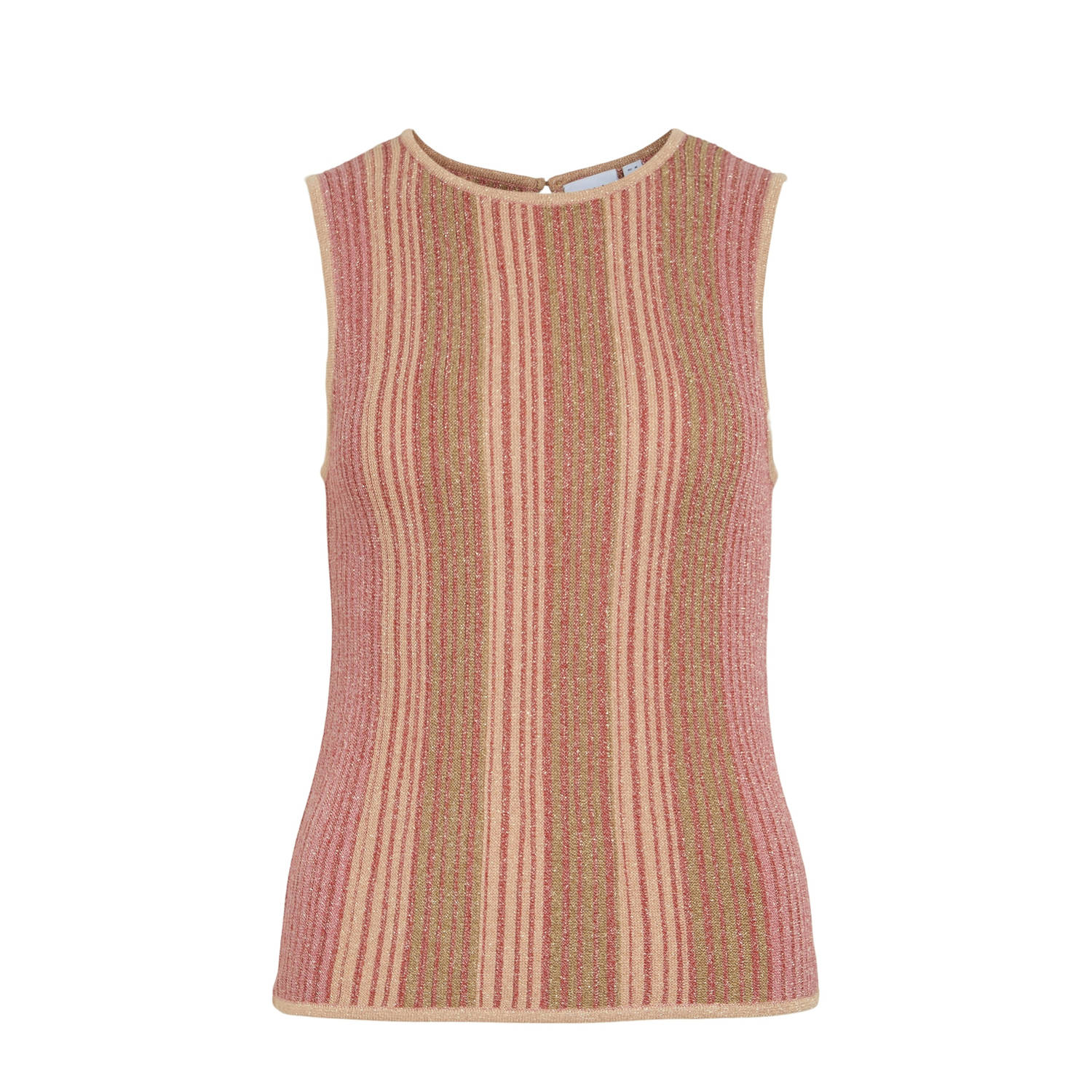 VILA top beige met glitter