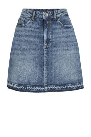 denim spijkerrok blauw