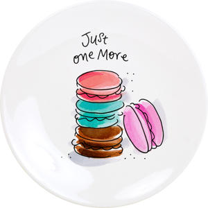 gebaksbordje 'Just One More' (12 cm) 