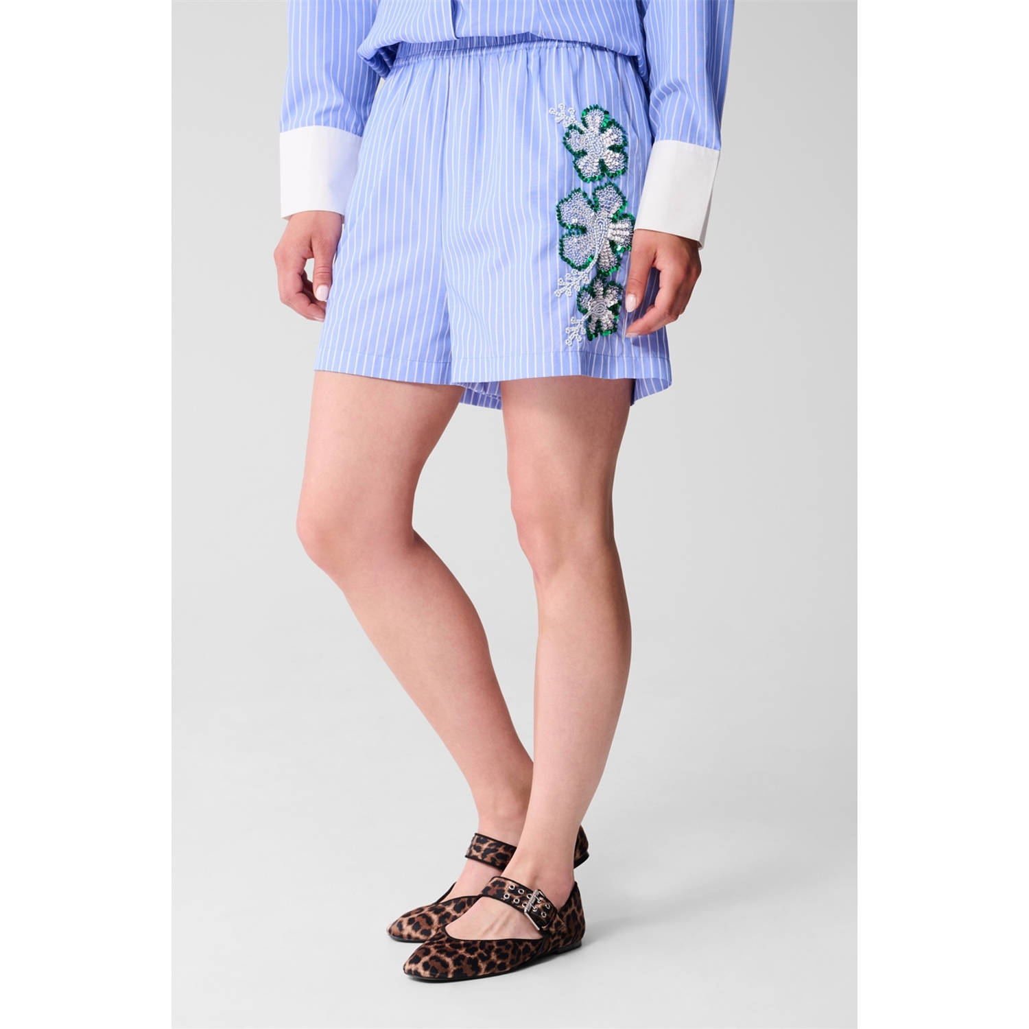 Shoeby regular waist casual short blauw
