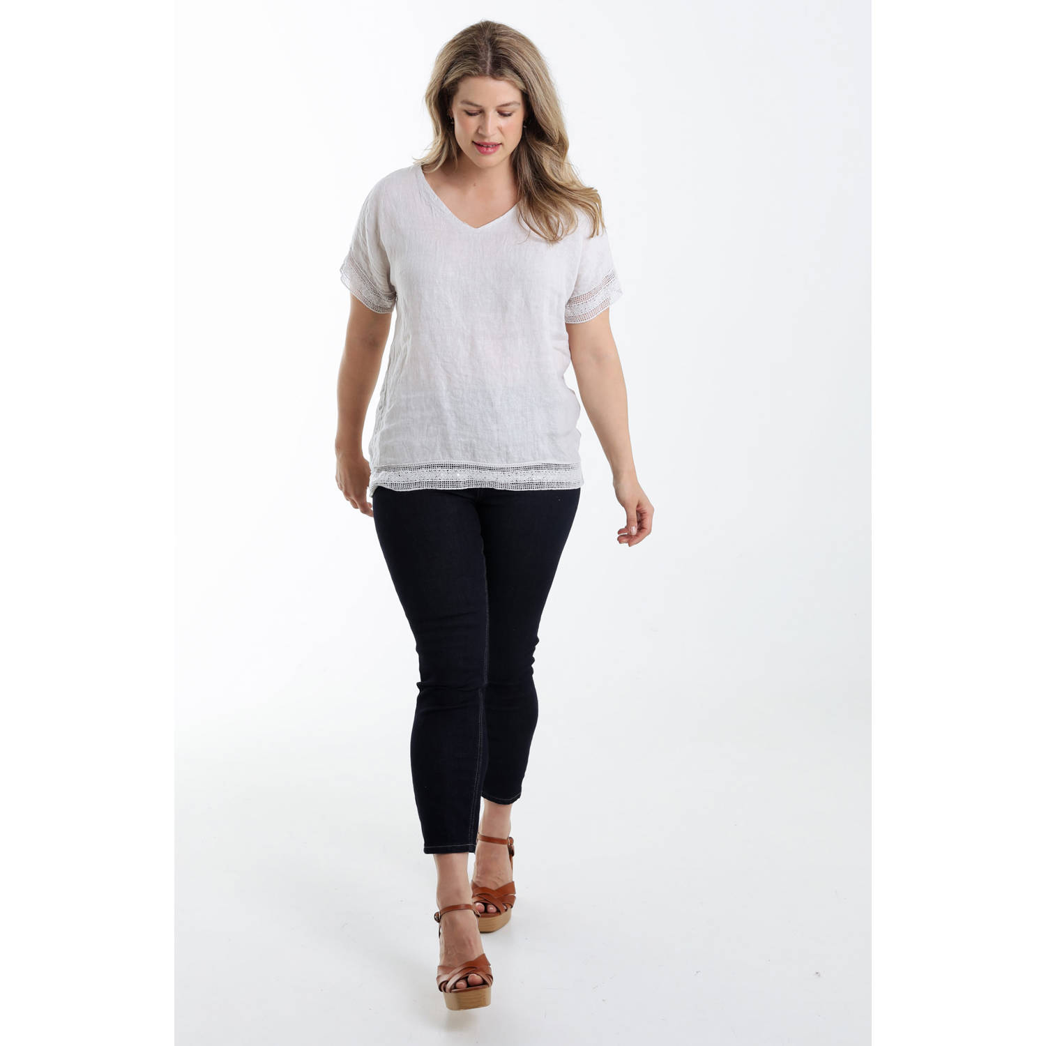 Paprika top ecru