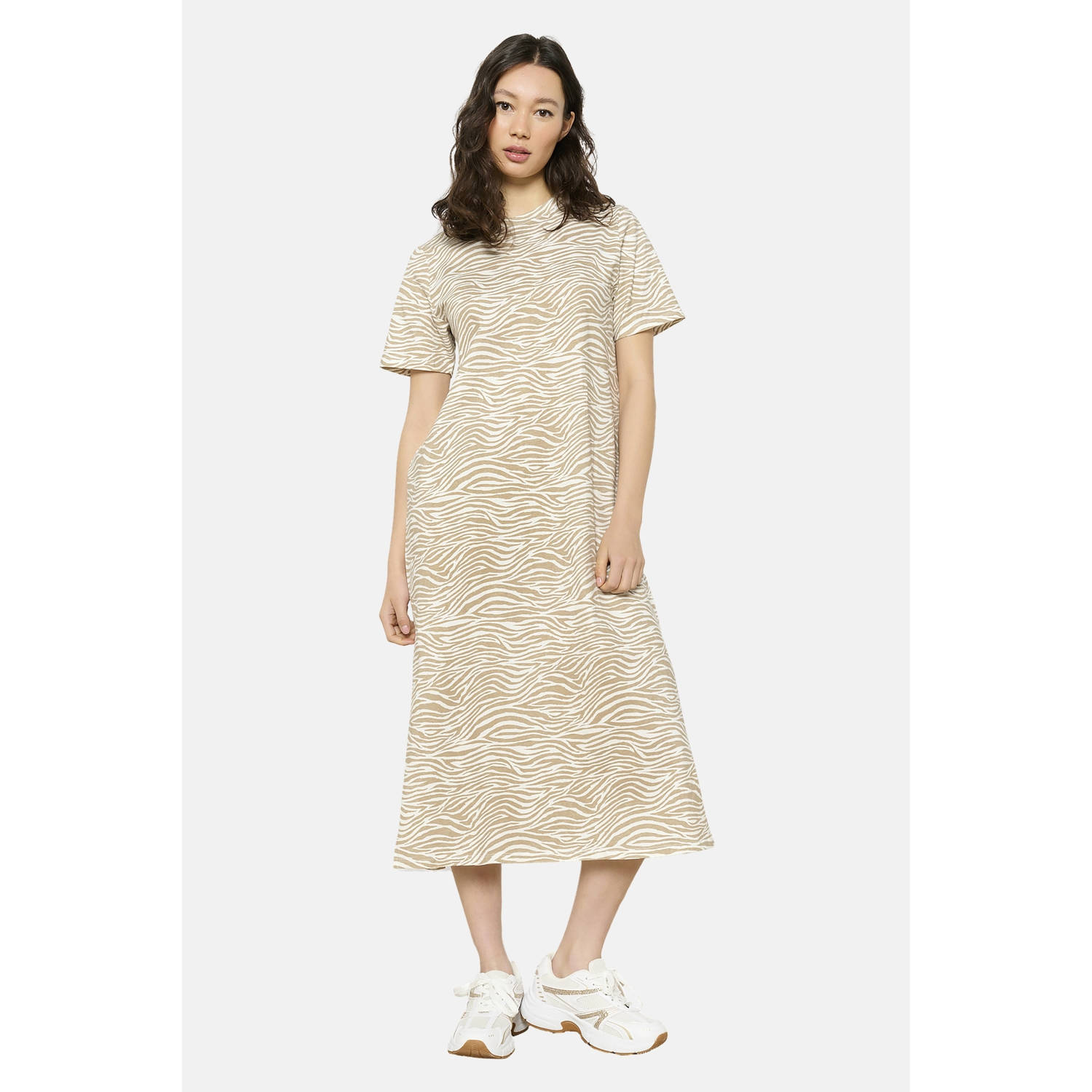 LOLALIZA zomerjurk beige