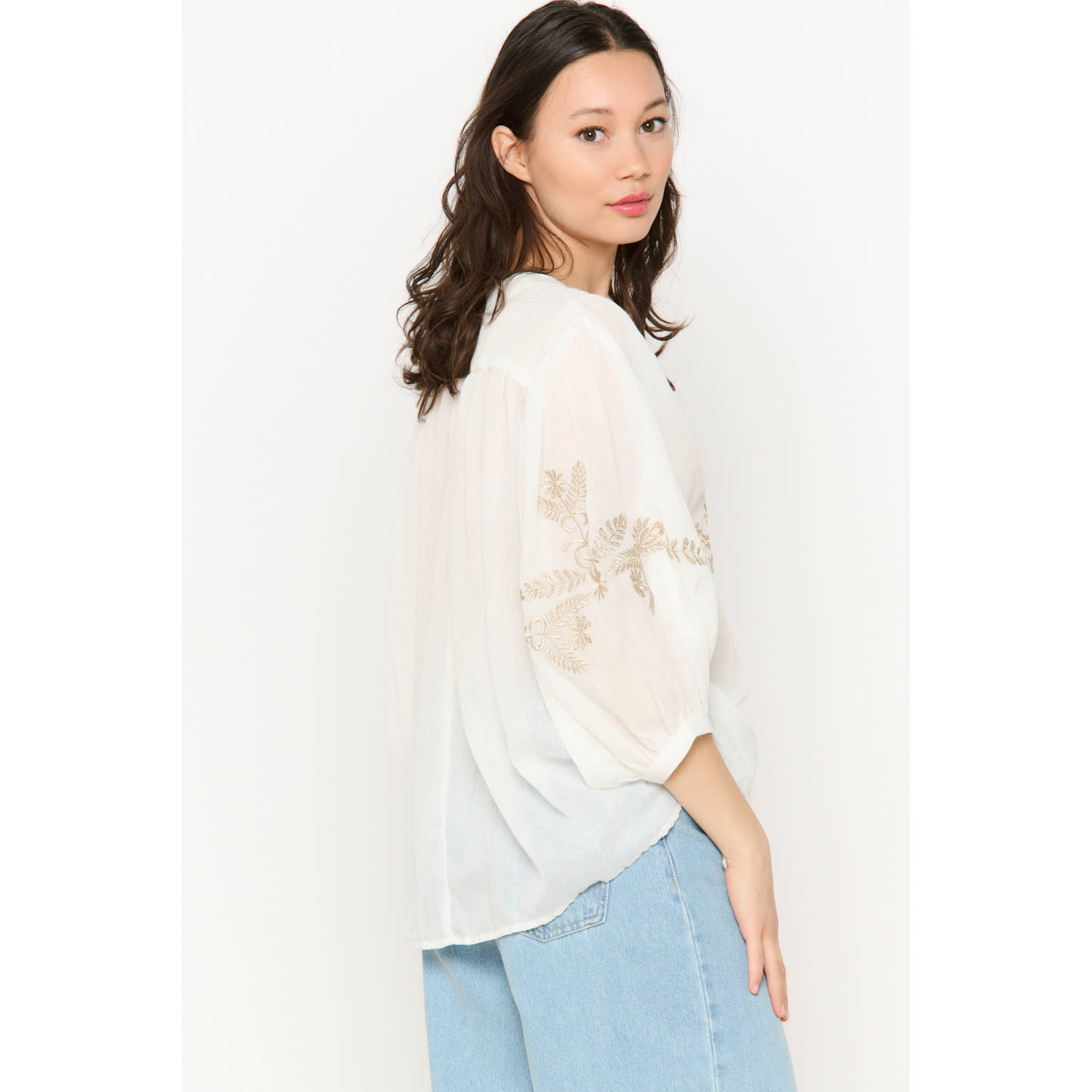 LOLALIZA blouse ecru broderie