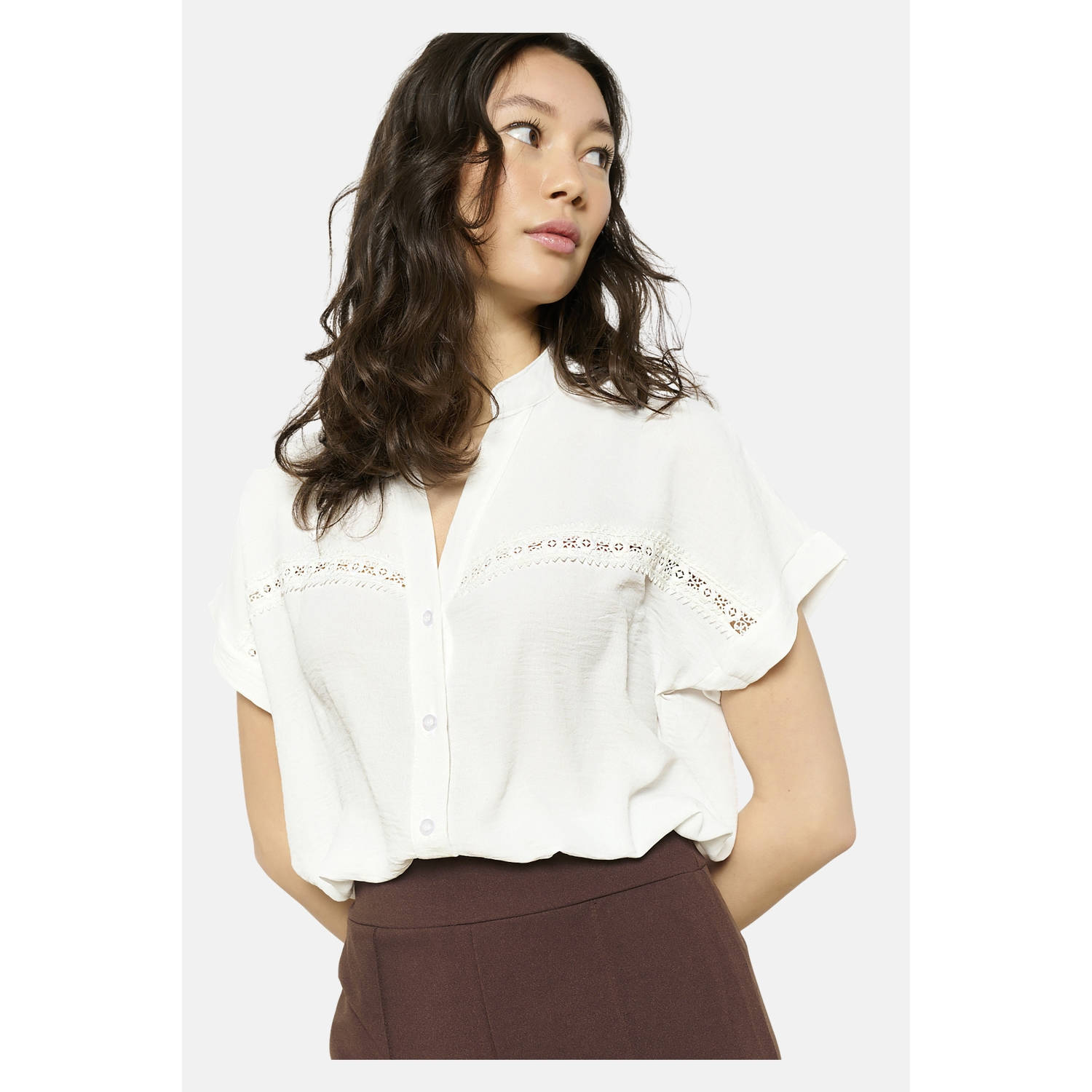LOLALIZA blouse ecru broderie