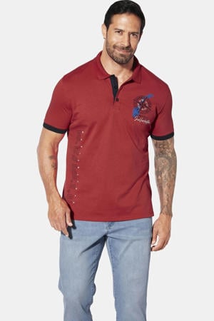 polo ARKHOLM Plus Size rood