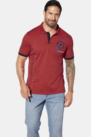 polo ARKHOLM Plus Size rood
