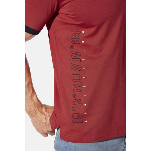 Jan Vanderstorm polo ARKHOLM Plus Size rood afbeelding