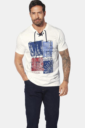 T-shirt KARLFRIED Plus Size wit