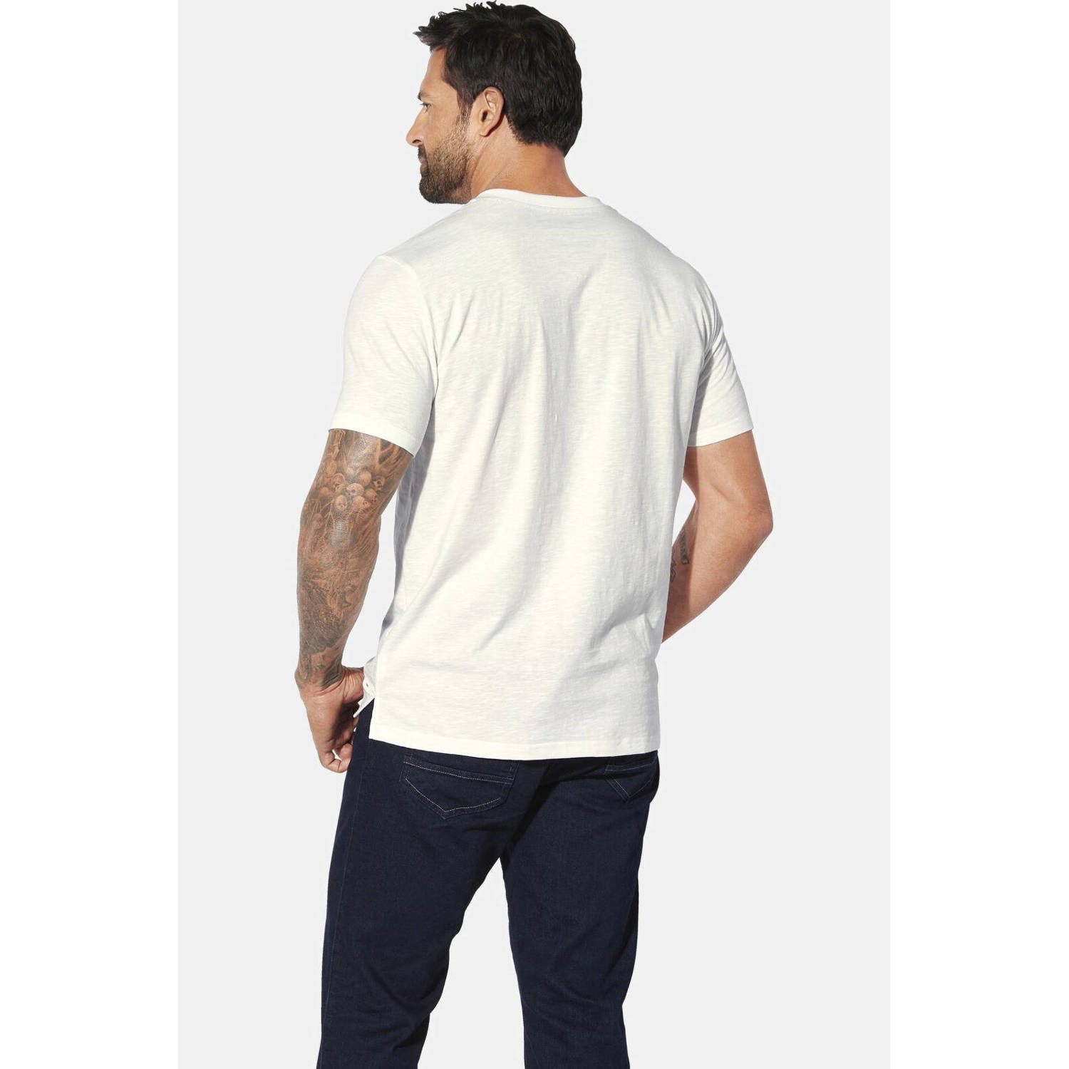 Jan Vanderstorm T-shirt KARLFRIED Plus Size wit