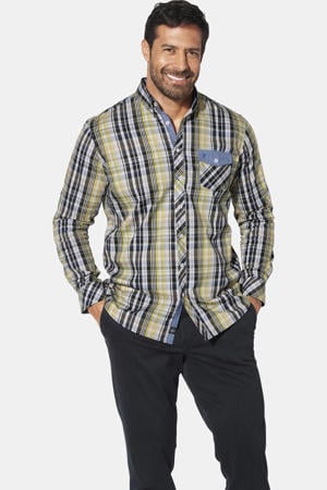 Jan Vanderstorm FIT Collectie Geruit Regular Fit Overhemd MATTEUS Plus Size Oranje 17118521 Jan Vanderstorm FIT Collectie Geruit Regular Fit Overhemd MATTEUS Plus Size Oranje 17118521