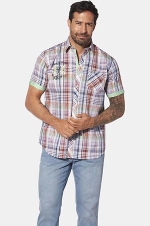 casual overhemd oranje
