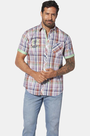 casual overhemd oranje