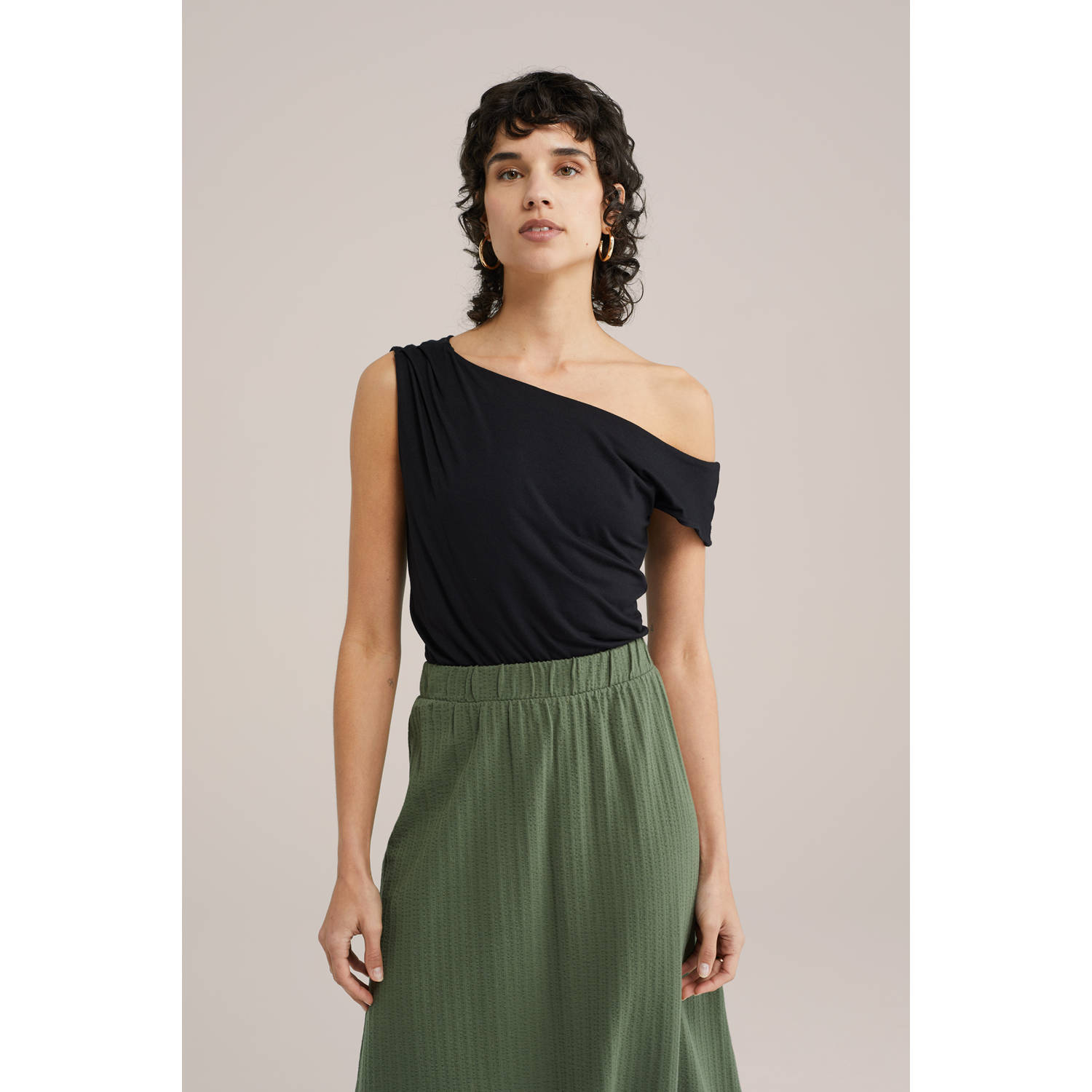WE Fashion top zwart