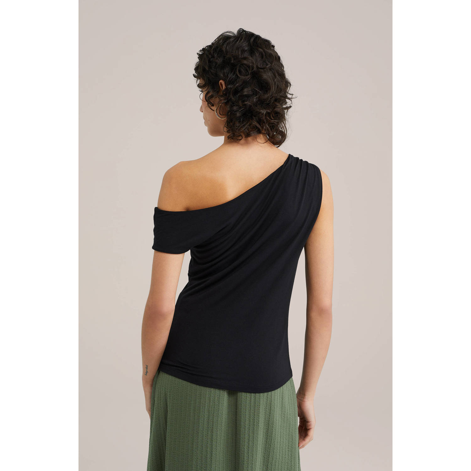 WE Fashion top zwart