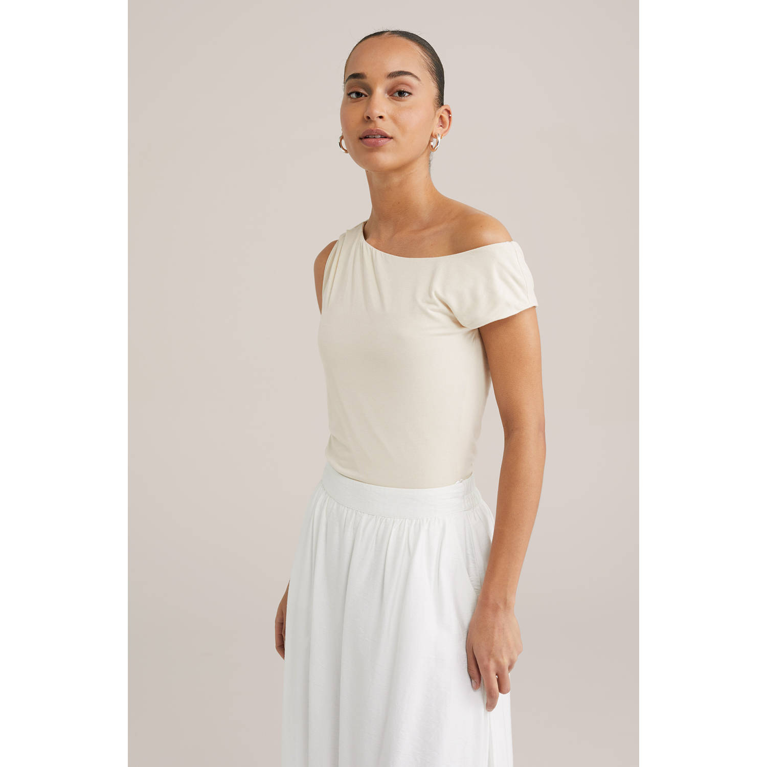 WE Fashion top ecru
