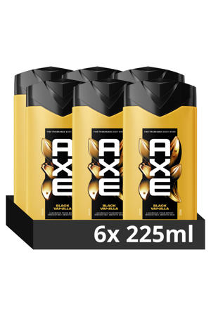 Black Vanilla douchegel - 6 x 225 ml