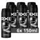 Axe Black deodorant bodyspray - 6 x 150 ml