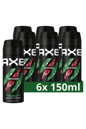 Africa deodorant bodyspray - 6 x 150 ml