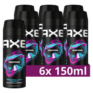 Marine deodorant bodyspray - 6 x 150 ml