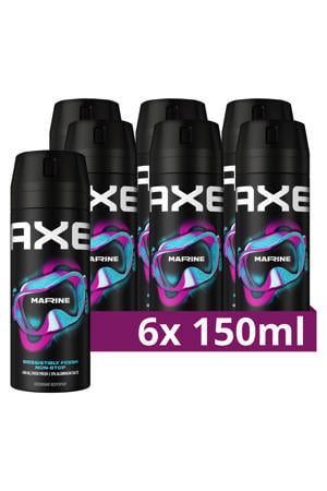 Marine deodorant bodyspray - 6 x 150 ml