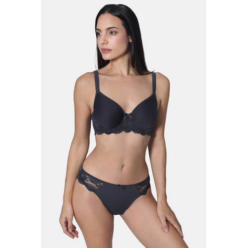 Sassa Mode slip Classic Lace donkergrijs afbeelding