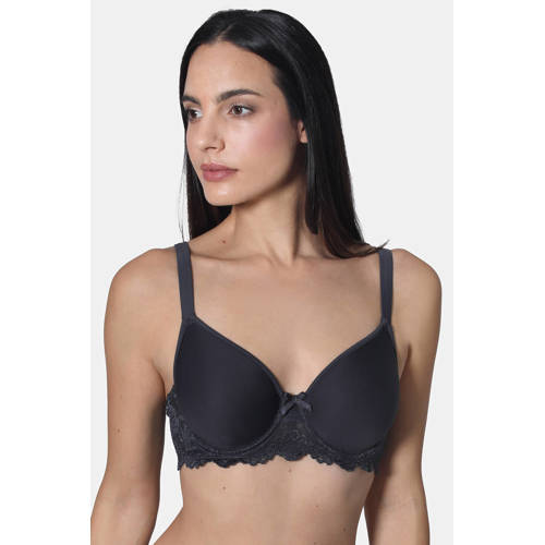 Sassa Mode voorgevormde beugelbh Classic Lace donkergrijs afbeelding
