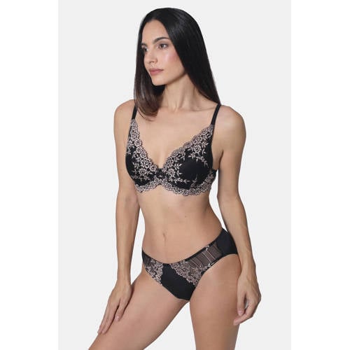 Sassa Mode slip Delightful Dreams zwart/ecru afbeelding