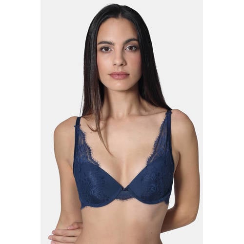 Sassa Mode voorgevormde push-up bh Eyelash Blink blauw afbeelding