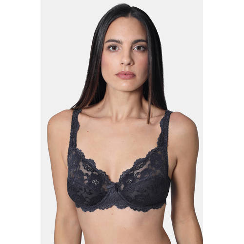 Sassa Mode niet-voorgevormde beugelbh Classic Lace donkergrijs afbeelding