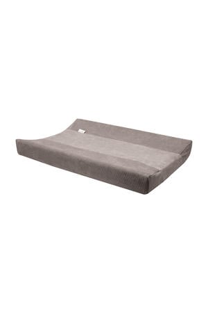 aankleedkussenhoes Warm Grey Velvet Rib