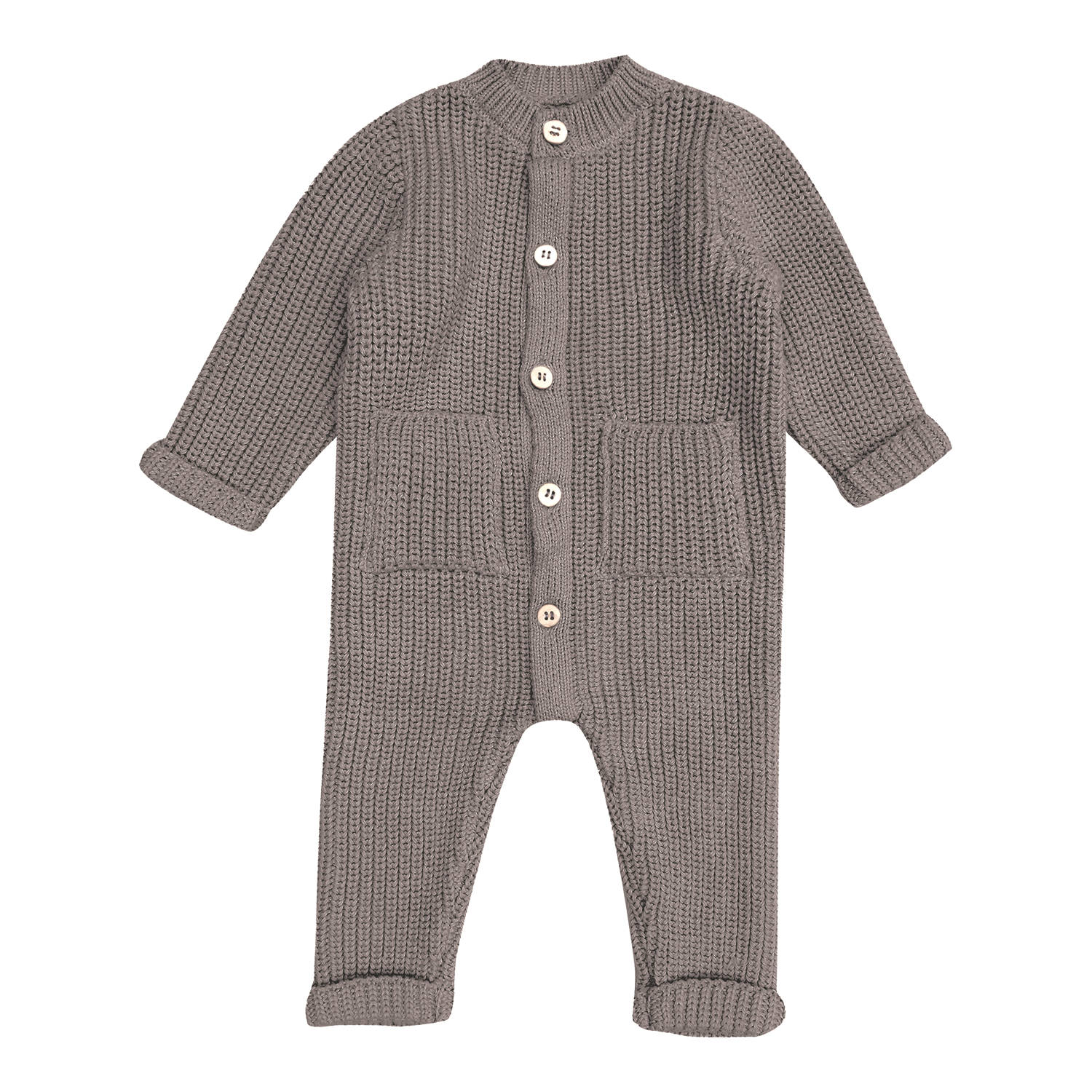Witlof for kids gebreid boxpak warm grey