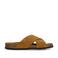 Sacha suède slippers cognac