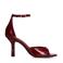 Sacha lak sandalettes bordeaux