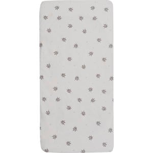 ledikant hoeslaken Little Charm ecru/grijs