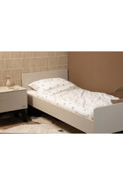 thumbnail: Witlof for kids Tuck-Inn dekbedovertrek kinderbed Little Charm ecru/grijs