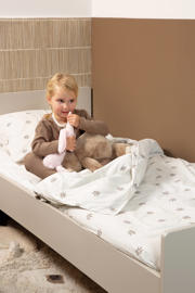 thumbnail: Witlof for kids Tuck-Inn dekbedovertrek kinderbed Little Charm ecru/grijs