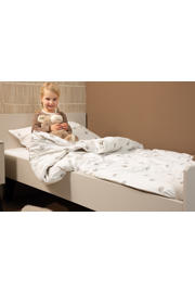 thumbnail: Witlof for kids Tuck-Inn dekbedovertrek kinderbed Little Charm ecru/grijs